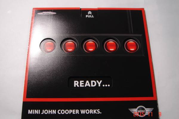  очень редкий!MINI JOHN COOPER WORKS.. type рекламная листовка 