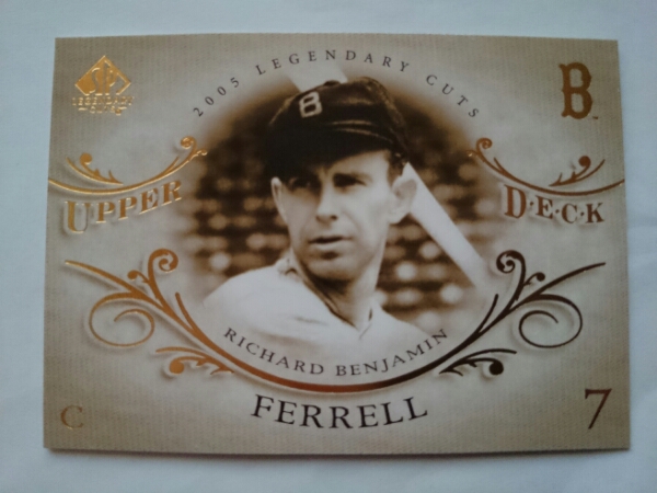 ★RICK FERRELL UPPER DECK SP LEGENDARY CUTS 2005 MLB #67 リック フェレル UD BOSTON RED SOX ボストン レッドソックス HOF