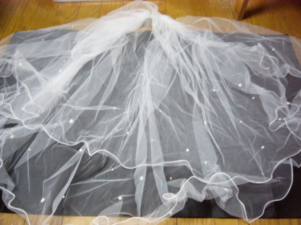  life. three large ceremony marriage tea peru wedding veil & gloves pure-white . possible . loose sale possibility number hour. use question column from anything consultation do 