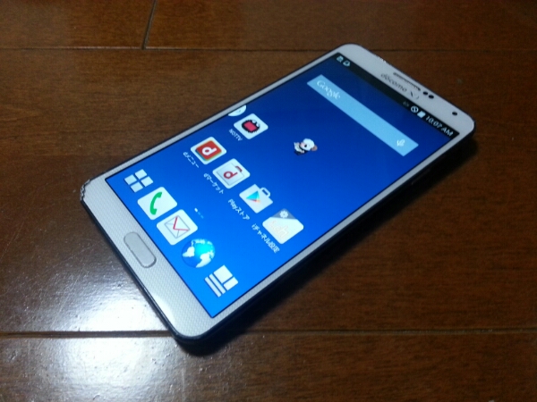 即落/即発!!美中古品 SC-01F Galaxy Note 3 ホワイト