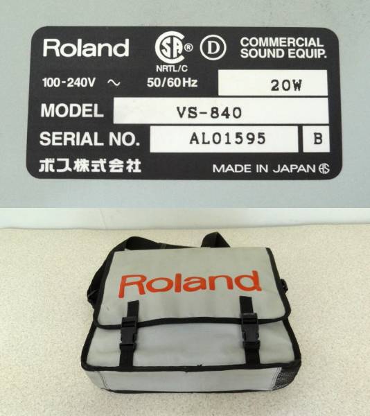 *Roland VS-840 цифровой Studio рабочая станция * сумка есть 