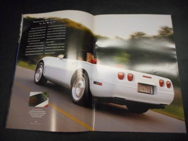 1994CORVETTE Corvette catalog Ame car muscle car car race etc. 