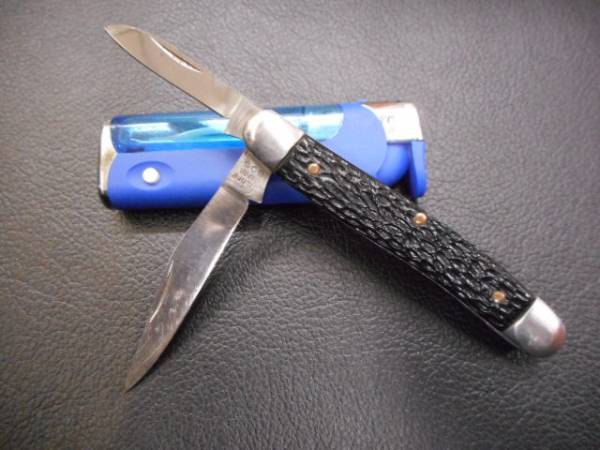 ナイフ　 古く小さい折り畳みナイフ　２枚刃　SABRE JAPAN 605