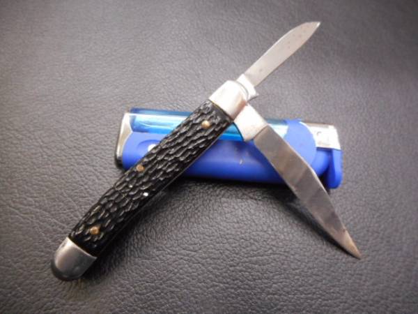 ナイフ　 古く小さい折り畳みナイフ　２枚刃　SABRE JAPAN 605_画像3