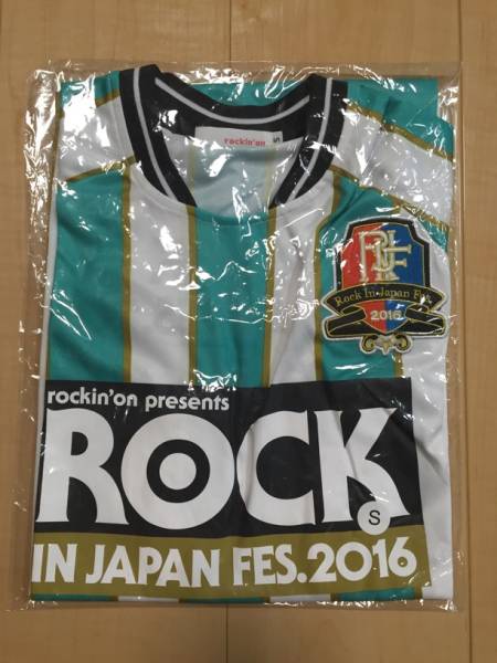 Paypayフリマ Rock In Japan Fes 16 Official Goods サッカーシャツ グリーン Sサイズ ロックインジャパン ロッキン オフィシャルグッズ Small