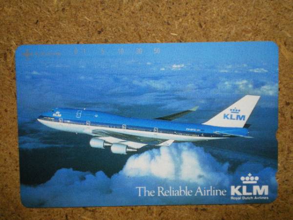 hi/BV2・航空 KLMオランダ航空 テレカの画像1