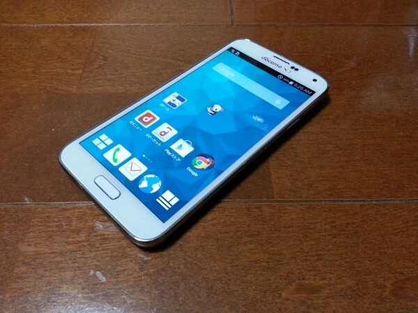 即落/即発!!美中古品 SC-04F Galaxy S5 ホワイト_画像1