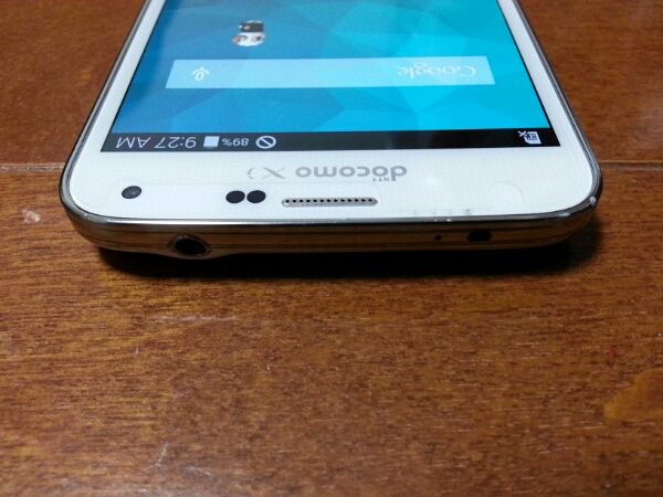 即落/即発!!美中古品 SC-04F Galaxy S5 ホワイト_画像3