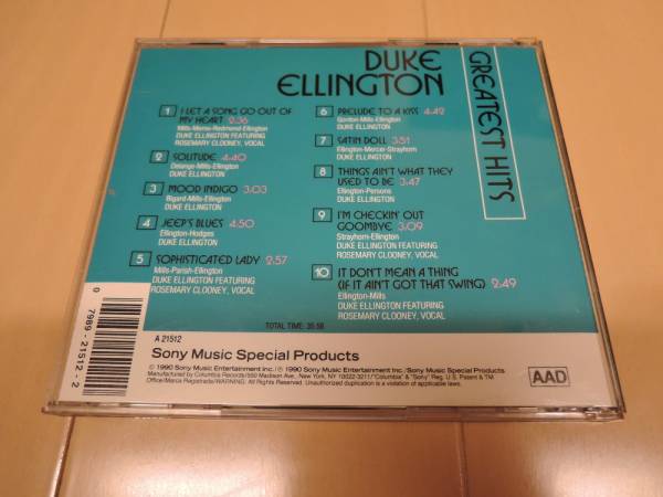 Duke Ellington's Greatest Hits デューク・エリントン_画像2
