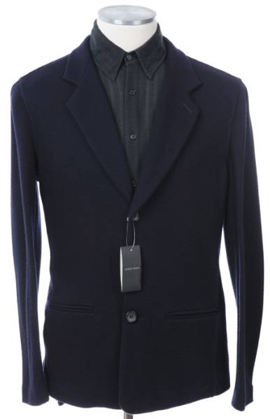【JK486】ジョルジオアルマーニ黒ラベルのジャケット（54）SALE