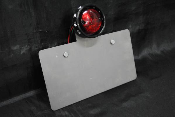 DS400 DS250 サイドナンバーKIT 橫マウント ドリルドテール黒