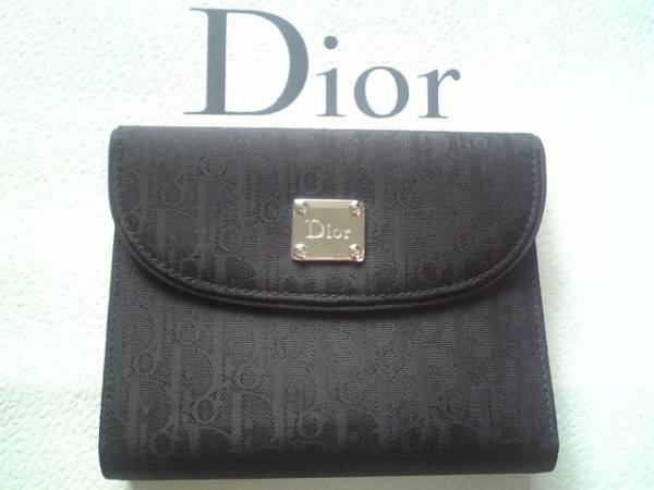 * Dior стандартный новый товар распродажа *Dior Rav Lee 6. дыра органайзер * чёрный черный 