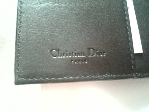 * Dior стандартный новый товар распродажа *Dior Rav Lee 6. дыра органайзер * чёрный черный 