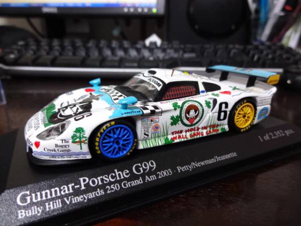 1/43 PMA ミニチャンプス グンナーポルシェ Gunnar-Porsche G99 2003 Bully Hill Vinneyards250 Grand Am 2003