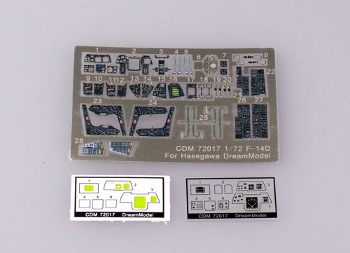 ドリームモデル DreamModel 1/72 F-14D カラーエッチングパーツ CDM72017 56_画像1