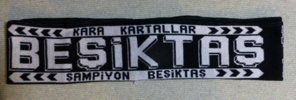 ベシュクタシュ BESiKTAS マフラー トルコ サッカー 香川真司 ベシクタシュ未使用_画像1