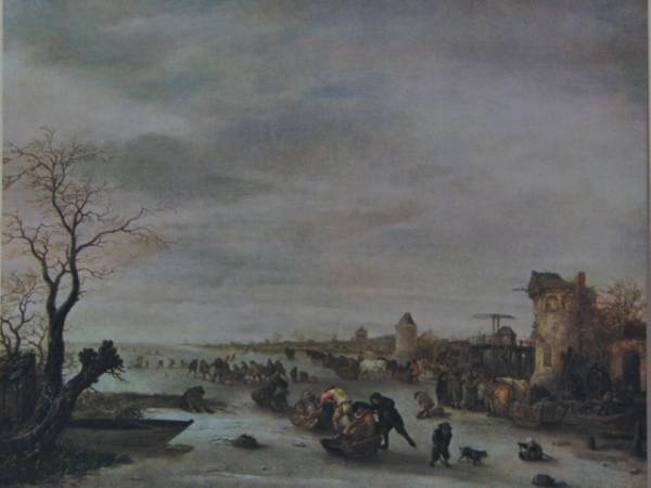  winter scenery /I.V.o Star te super rare,100 year front. book of paintings in print ..
