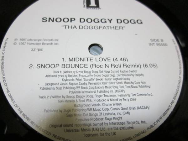 ☆ SNOOP DOGGY DOGG / Tha Doggfather 12inch LP_画像2