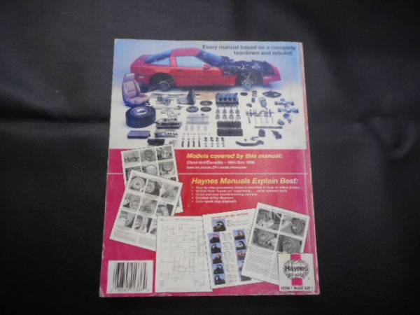 HAYNES Chevrolet Corvette 1 984-1996 maintenance book@ Ame car muscle car car race etc. 