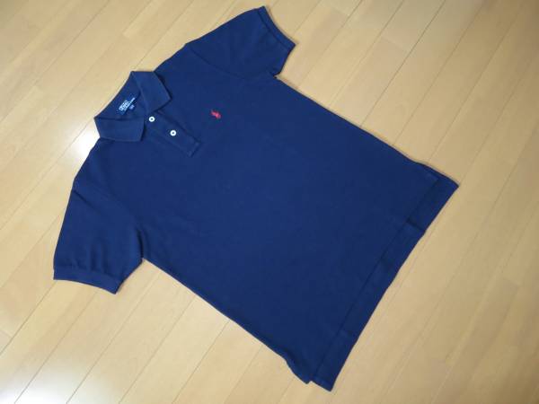 ナイガイ製 ラルフローレン（Ralph Lauren） 半袖ポロシャツ 紺