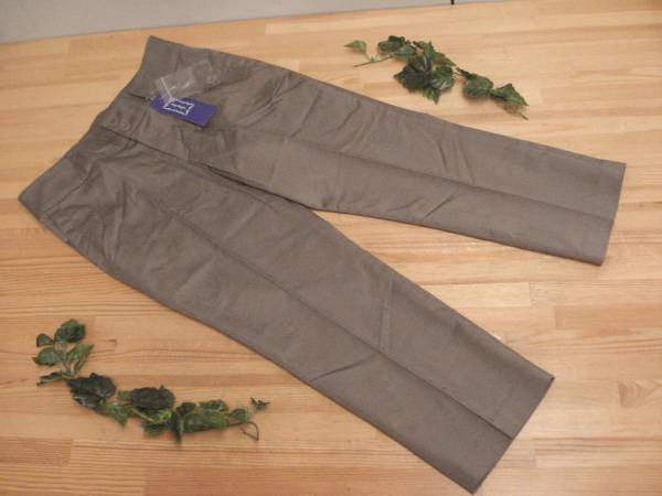 new goods tag attaching *Aquilegia* cotton cropped pants Brown 7 number 
