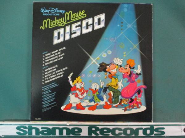 Mickey Mouse Disco /ミッキーマウス・ディスコ/Walt Disney Productions /80's dance classics/5点で送料無料/LP_画像2