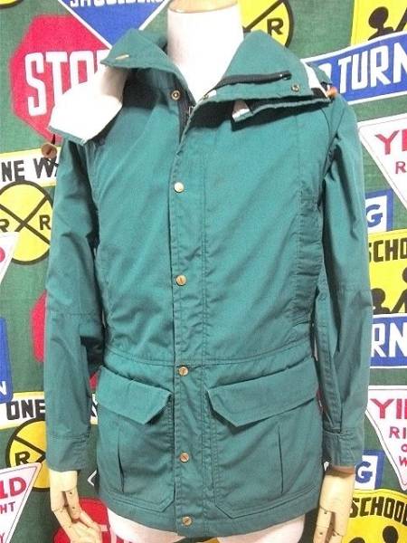 ☆完品☆Made in USA制アメリカ制フード付CAMP7キャンプセブンビンテージマウンテンパーカアウトドアジャケット70s70年代80s80年代グリーン