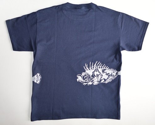オニオコゼTシャツ、魚Tシャツ、釣り、魚、送料無料、メンズM_画像2
