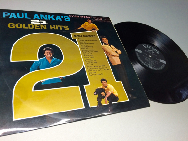 ポール アンカ ゴールデン ヒット 21 anka lp レコード_画像1