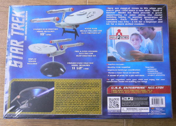 amt Star Trek U.S.S.enta- prize ENTERPRISE NCC-1701 1/650 SCALE GLUE-TOGETHER MOOEL KIT & 1/1000 SCALE SNAP-TOGETHER