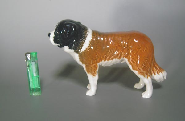 陶器市x Beswick セントバーナード 犬 フィギュリン 置物 動物　ベスウィック_画像1