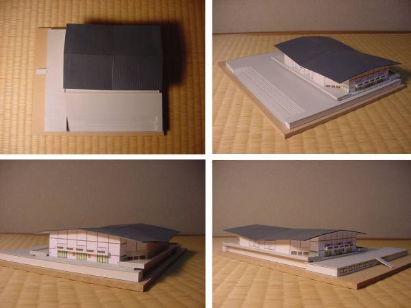 駒沢オリンピック公園旧屋内球技場の模型　　東洋の魔女_画像3