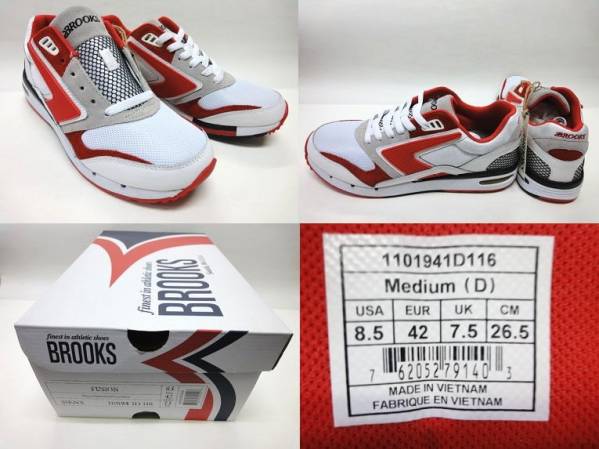 26.5cm BROOKS フュージョン ブルックス 2015年製 新品_画像3