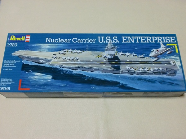 ドイツ レベル 1/720 アメリカ海軍 原子力 航空母艦 エンタープライズ　Nuclear Carrier USS ENTERPRISE Revell 05046_画像1