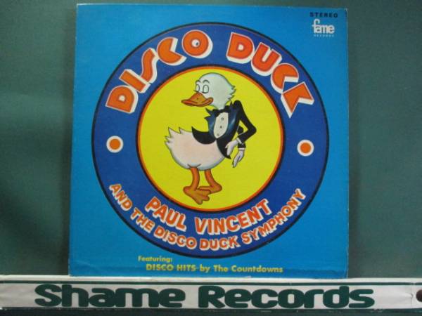 Paul Vincent and the disco duck symphony- Disco Duck // 5点で送料無料 LP_画像1