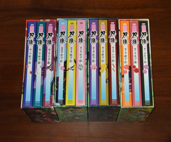 新発売の セット 全12巻 刀語【完全生産限定版】DVD - アニメ - madmex 