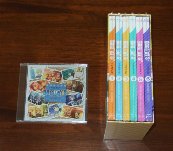 新品 Blu-ray DOG DAYS´ 限定版 全6巻＋収納BOX＋ドラマCD