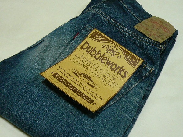 新品WarehouseウエアハウスDUBBLEWORKS[DW5P]ストレートデニムジーンズW29UsedWash\16280_画像1