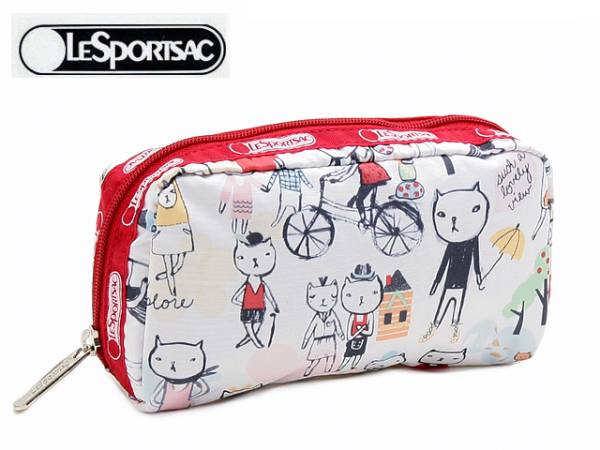 ?新品?LeSportsac 6511 RECTANGULAR ? HIKING DAY RED?