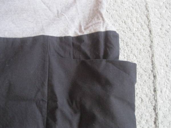 TRF by Zaraの古着ワンピー　グレーＸ黒　サイズＳ_横にポケット
