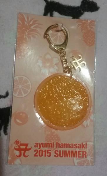  Hamasaki Ayumi 2015 fruit key holder Live goods orange 