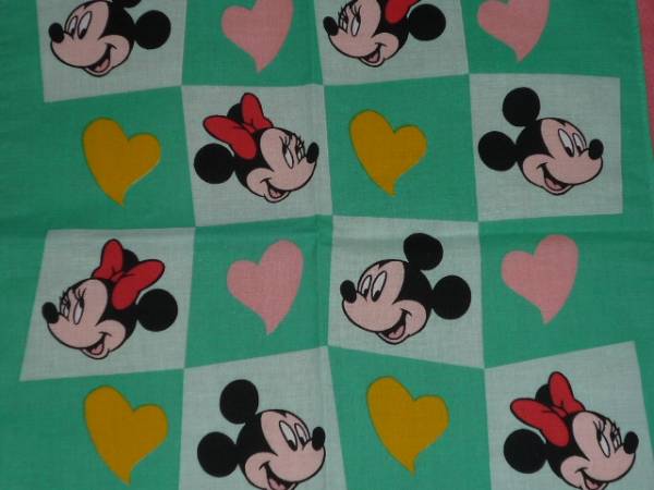 * ultra rare! Disney Mickey Mouse & Minnie Mouse handkerchie *