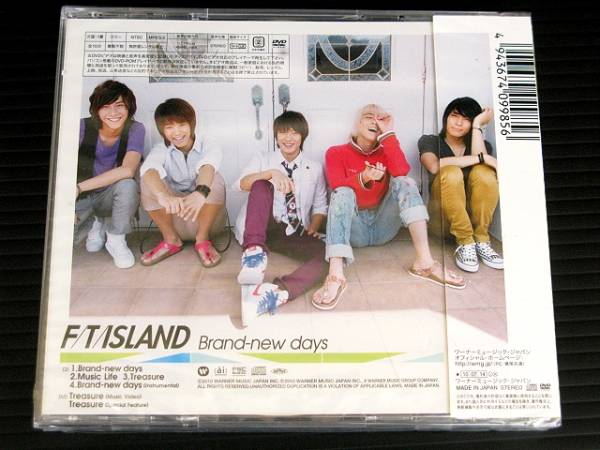 F/T/ISLAND♪Brand-new days/初回限定盤B/DVD付/新品:RK_画像3