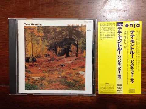 CD TETE MONTLIU / SONGS FOR LOVE ENJAの画像1