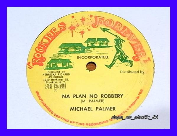 Michael Palmer/Na Plan No Robbery/5点以上で送料無料、10点以上で10%割引!!!/12'_画像1