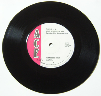 45rpm/ HOYT SCOGGINS - TENNESSEE ROCK /WHY DID WE FALL IN LOVE / 50's,ロカビリー,ACE,FIFTIES,Starday,_画像1