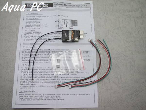 AquaPC★送料無料 FrSky D4R-II 4ch 2.4Ghz ACCST Receiver ★