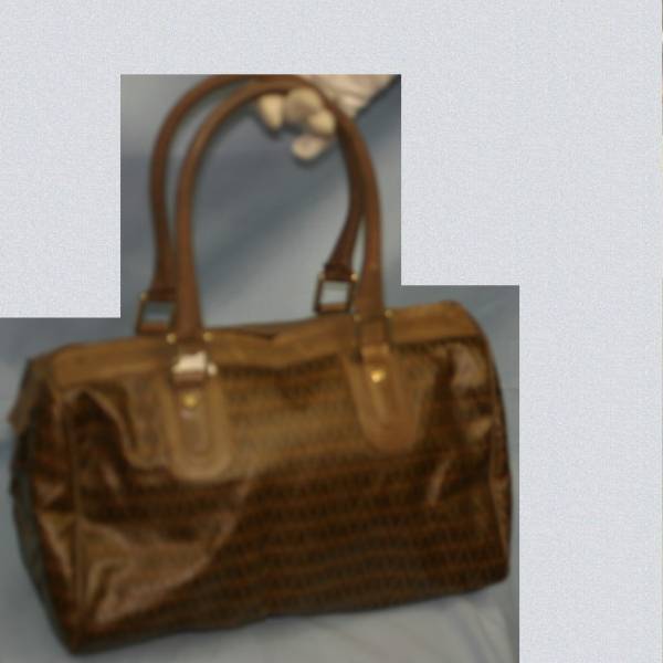 男女兼用マリオバレンチノ30㎝ボストンバッグ兼旅行鞄本物USED ○C4-894-4_画像3