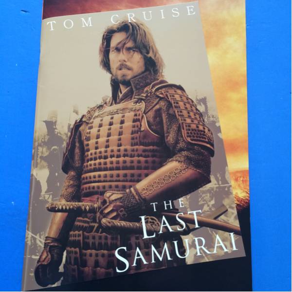  movie pamphlet last Samurai Tom * cruise Sanada Hiroyuki Watanabe Ken small snow 