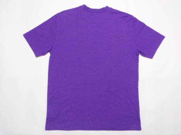 送料込・USED スワッガー SWAGGER デカロゴSWA プリント半袖Tシャツ 紫 Mサイズ_画像3
